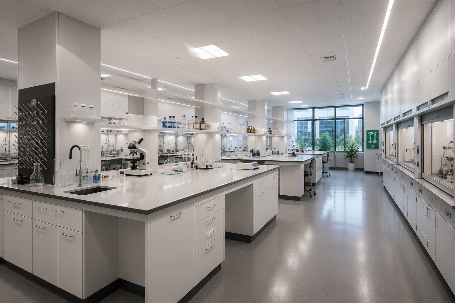Bright modern scientific laboratory for 54gene Kenya
