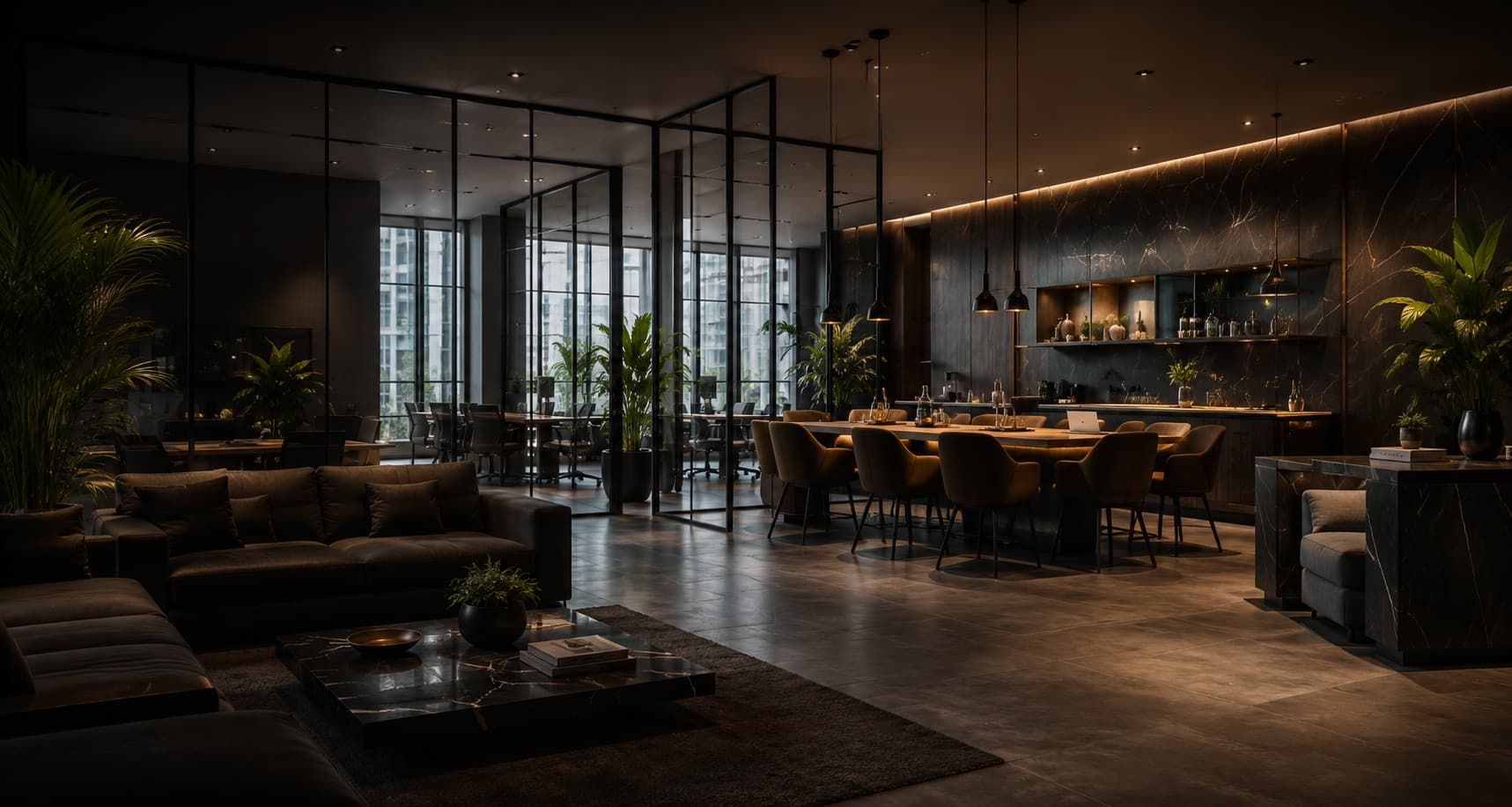 Modern administrative office interior for ADMI